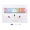 Incraftables Magnetic Whiteboard 16”x12” with 4pcs Markers with Eraser. Small Magnetic Dry Erase Board. Flexible White Board Magnetic Planner for Refrigerator. Magnet Fridge Board for Home & Kitchen